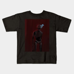 Robot and a butterfly | Artprint Kids T-Shirt